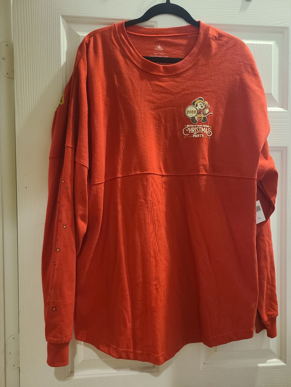 Disney Parks 2025 Mickey's Very Merry Christmas Party Spirit Jersey Adult XL New